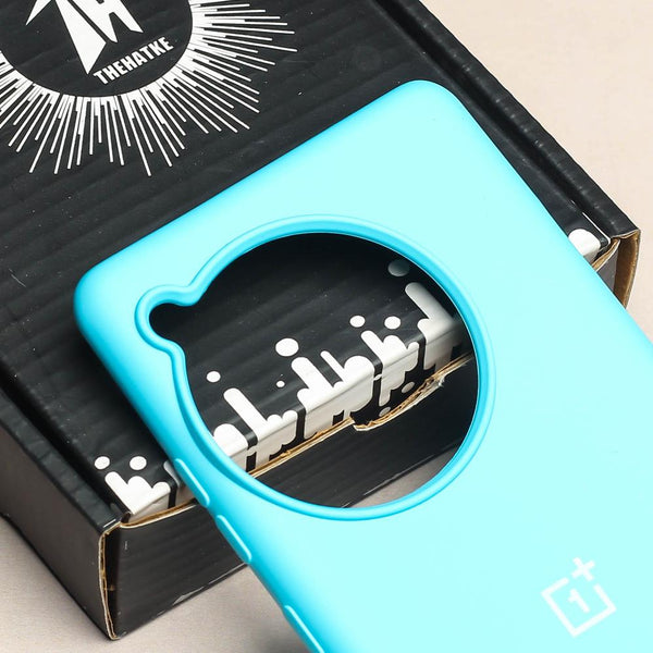 Sky Blue Original Silicone case for Oneplus 12R - The Hatke