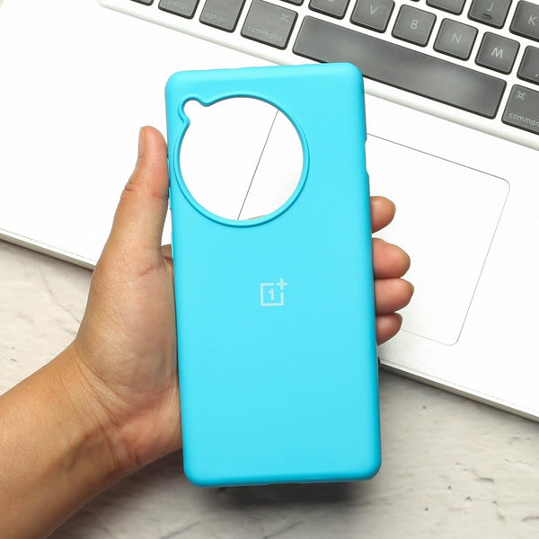 Sky Blue Original Silicone case for Oneplus 12R - The Hatke
