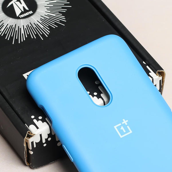 Sky Blue Original Silicone case for Oneplus 6T - The Hatke