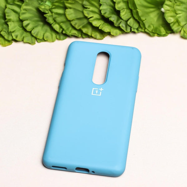 Sky Blue Original Silicone case for Oneplus 8 - The Hatke