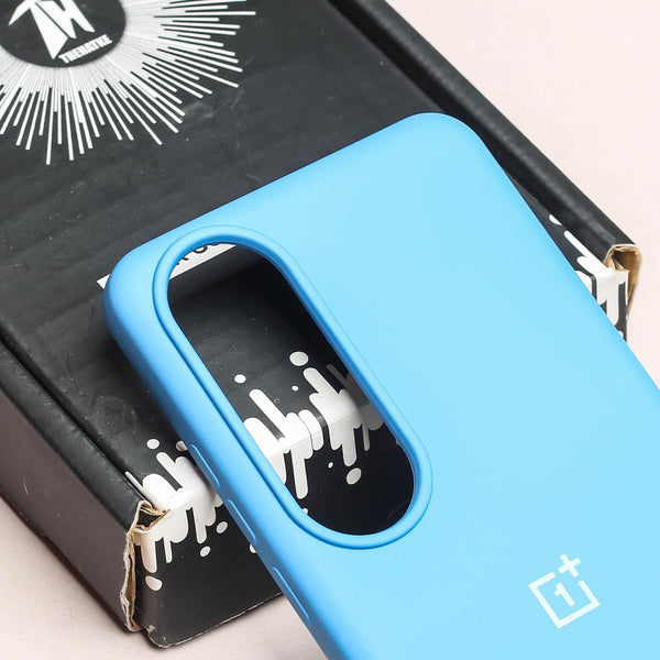 Sky Blue Original Silicone case for Oneplus Nord CE 4 - The Hatke