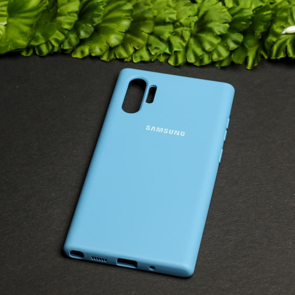 Sky Blue Original Silicone case for Samsung Note 10 Plus - The Hatke