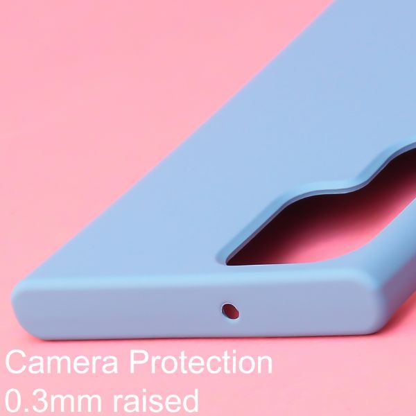 Sky blue Original Silicone case for Samsung S22 Ultra - The Hatke