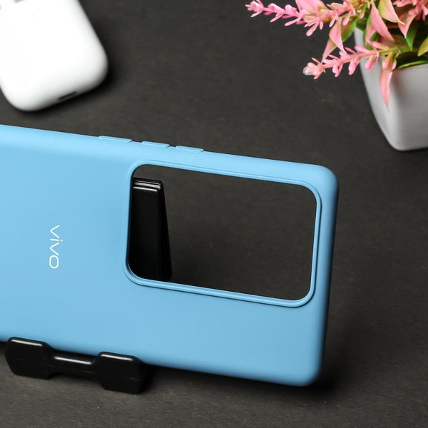 Sky Blue Original Silicone case for Vivo V29 5G - The Hatke