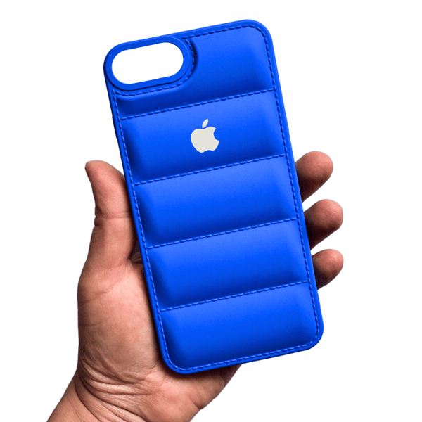 Sky Blue Puffon silicone case for Apple iPhone 7 Plus - The Hatke