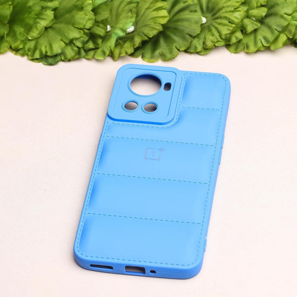 Sky Blue Puffon silicone case for Oneplus 10R - The Hatke
