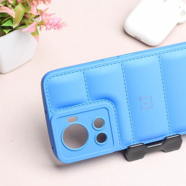 Sky Blue Puffon silicone case for Oneplus 10R - The Hatke