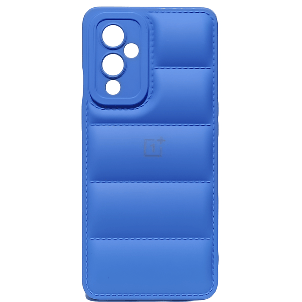 Sky Blue Puffon silicone case for Oneplus 9 - The Hatke