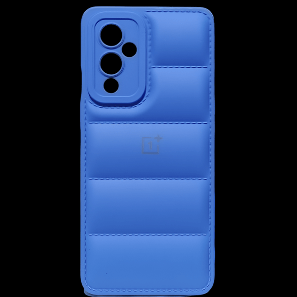 Sky Blue Puffon silicone case for Oneplus 9 - The Hatke