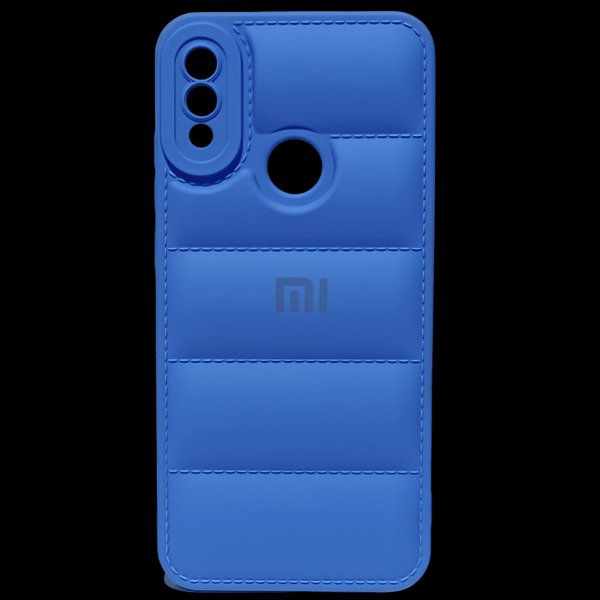 Sky Blue Puffon silicone case for Redmi Note 7 - The Hatke