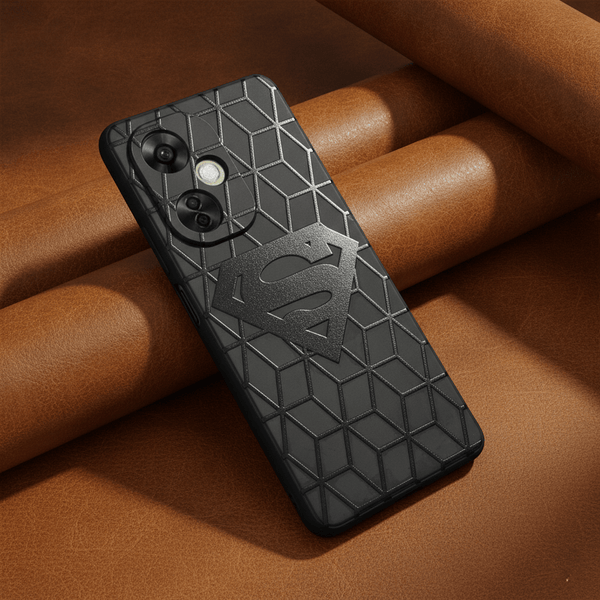 SM Embossed Silicone case for Oneplus Nord Ce 3 Lite - The Hatke