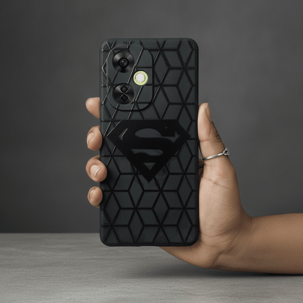 SM Embossed Silicone case for Oneplus Nord Ce 3 Lite - The Hatke