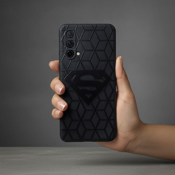 SM Embossed Silicone case for Oneplus Nord CE - The Hatke