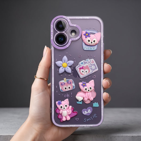Smile Cute Time Silicone Case for Apple Iphone 17 - The Hatke