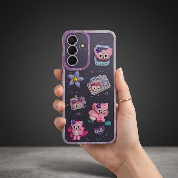 Smile Cute Time Silicone Case for Samsung A37 - The Hatke
