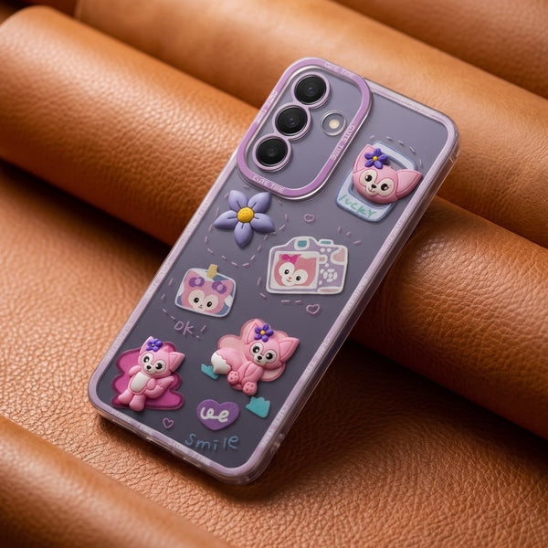 Smile Cute Time Silicone Case for Samsung A37 - The Hatke