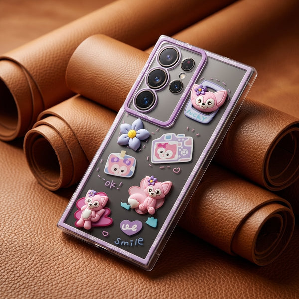 Smile Cute Time Silicone Case for Samsung S24 Ultra - The Hatke