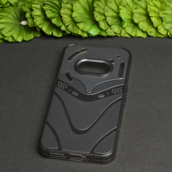 Smoke Trans silicon Case for Nothing Phone 2a - The Hatke