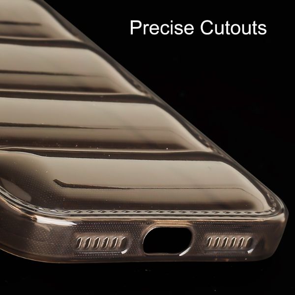 Smoke Transparent Puffon silicone case for Apple iPhone 11 - The Hatke