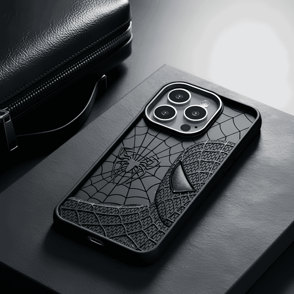 SP-Superhero Engraved logo silicon Case for Apple Iphone 15 Pro - The Hatke
