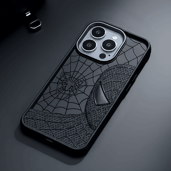 SP-Superhero Engraved logo silicon Case for Apple Iphone 16 Pro - The Hatke
