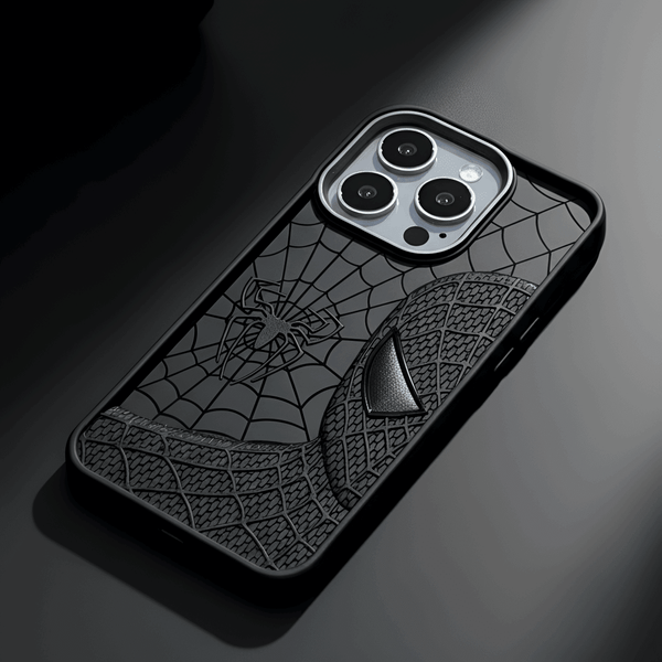 SP-Superhero Engraved logo silicon Case for Apple Iphone 16 Pro Max - The Hatke