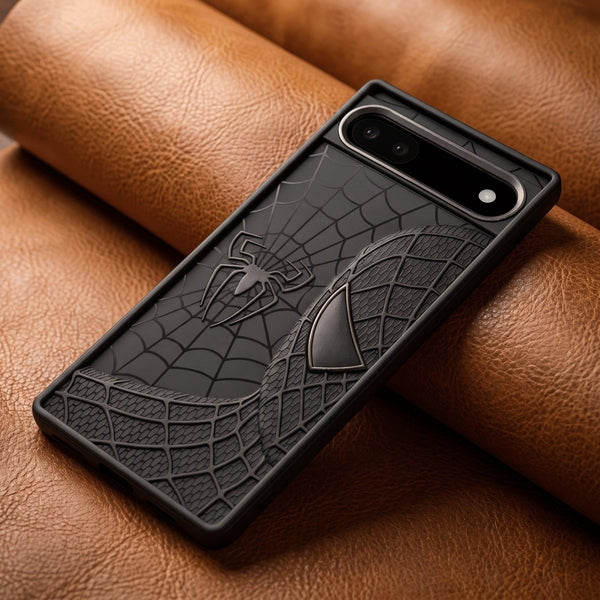 SP-Superhero Engraved logo silicon Case for Google Pixel 6A - The Hatke