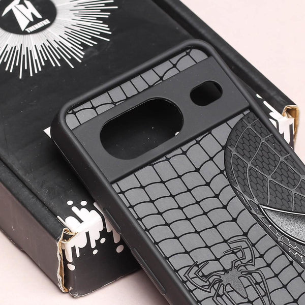 SP-Superhero Engraved logo silicon Case for Google Pixel 8 - The Hatke
