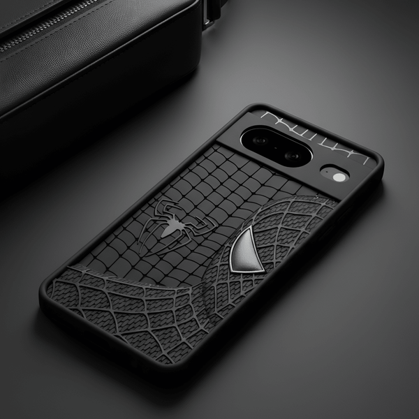 SP-Superhero Engraved logo silicon Case for Google Pixel 8 - The Hatke