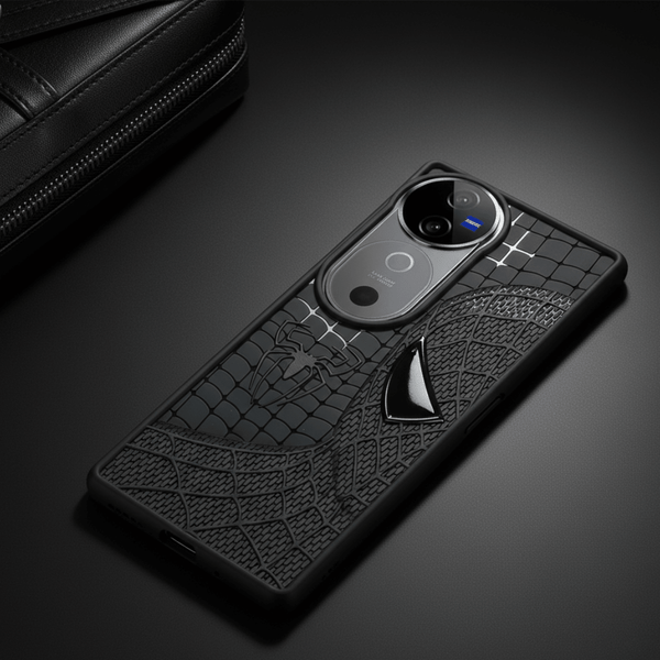 SP-Superhero Engraved logo silicon Case for Vivo T3 Ultra - The Hatke