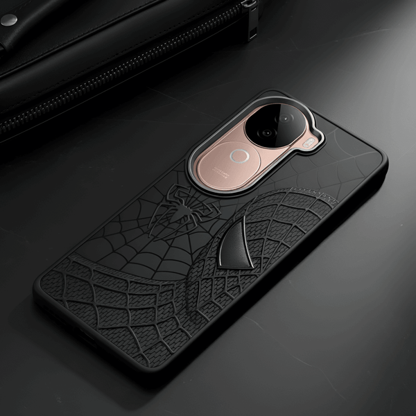 SP-Superhero Engraved logo silicon Case for Vivo V40E - The Hatke