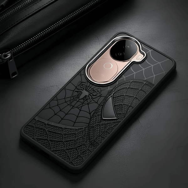 SP-Superhero Engraved logo silicon Case for Vivo V40E - The Hatke