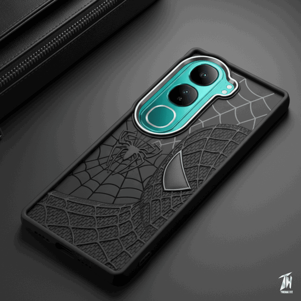 SP-Superhero Engraved logo silicon Case for Vivo Y300 - The Hatke