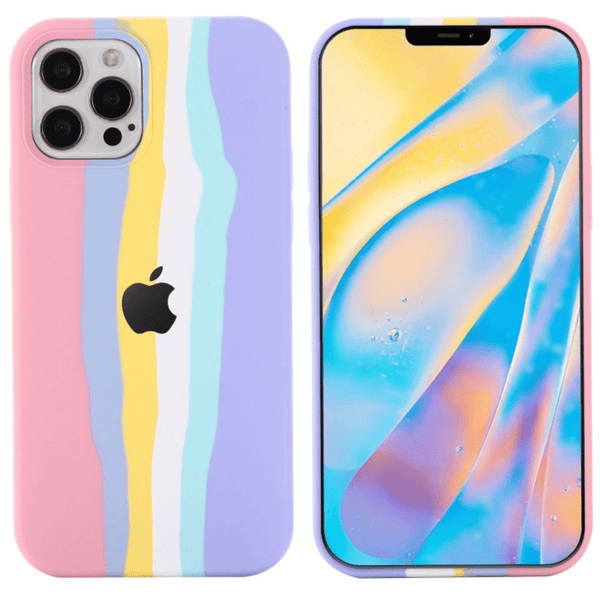 Spectrum Silicone Case for Apple Iphone 12 Pro Max - The Hatke