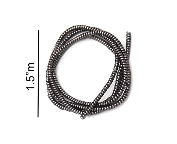 Spiral Cable Protector for Charging Cables – 1.5 m Metallic (1 Pc) - The Hatke