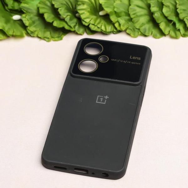 Spoov Luxury Black Camera Silicone Case for Oneplus Nord CE 3 Lite - The Hatke