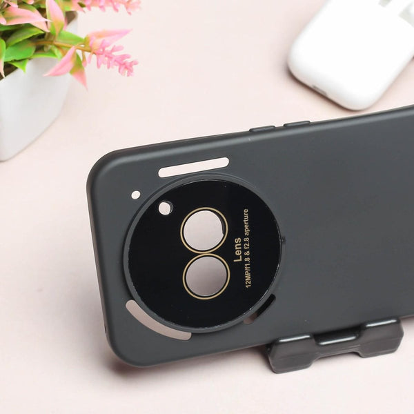 Spoov Luxury Black Silicone Case for Nothing 2A - The Hatke