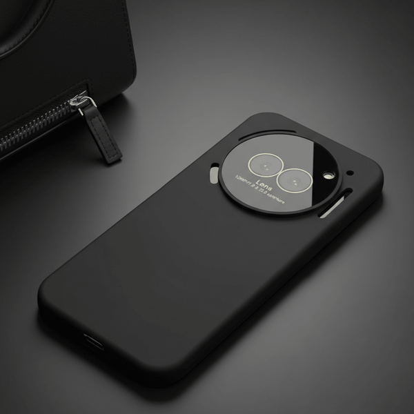 Spoov Luxury Black Silicone Case for Nothing 2A - The Hatke