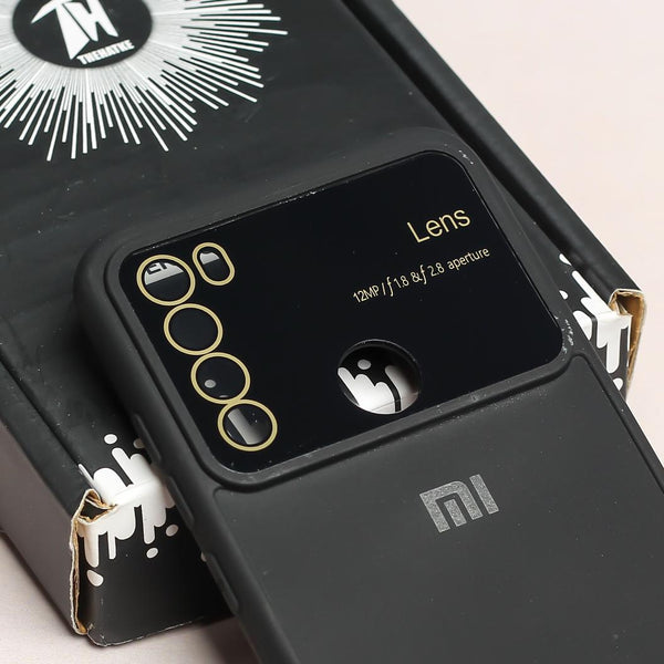 Spoov Luxury Black Silicone Case for Redmi Note 8 - The Hatke