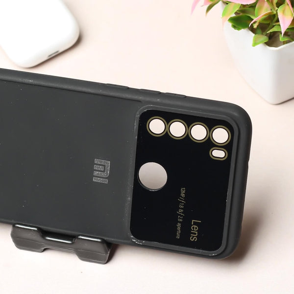 Spoov Luxury Black Silicone Case for Redmi Note 8 - The Hatke