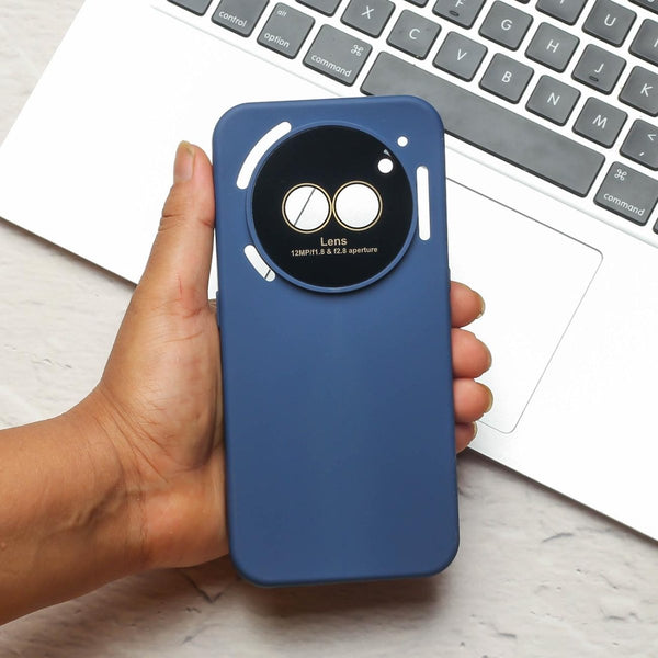 Spoov Luxury Dark Blue Silicone Case for Nothing 2A - The Hatke
