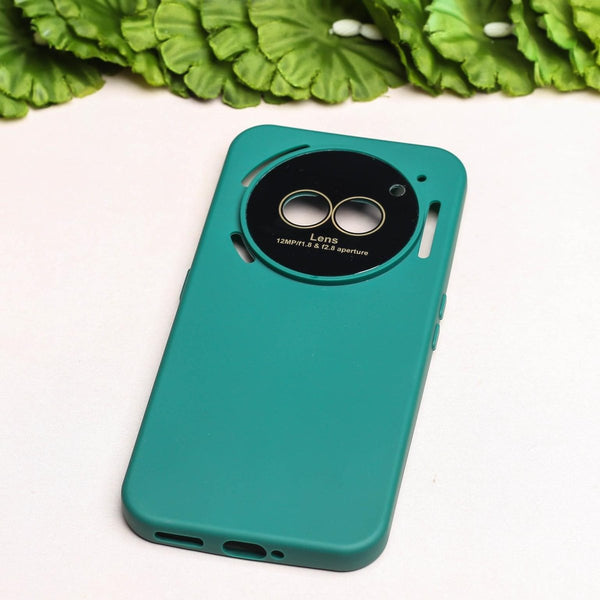 Spoov Luxury Dark Green Silicone Case for Nothing 2A - The Hatke