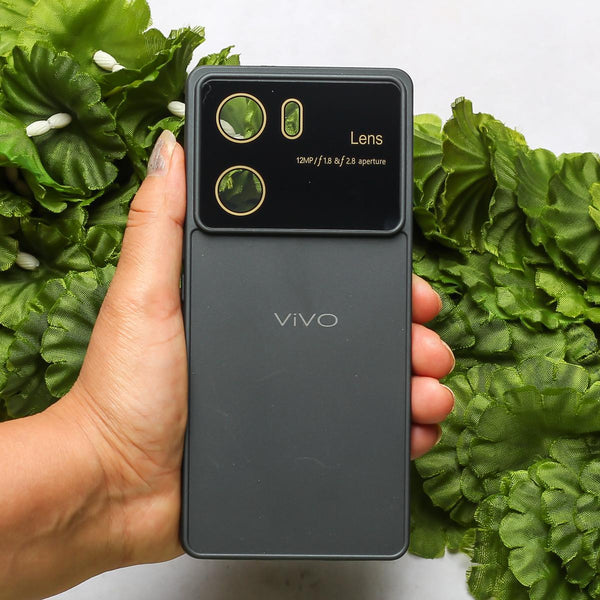 Spoov Luxury Grey Silicone Case for Vivo V29E - The Hatke