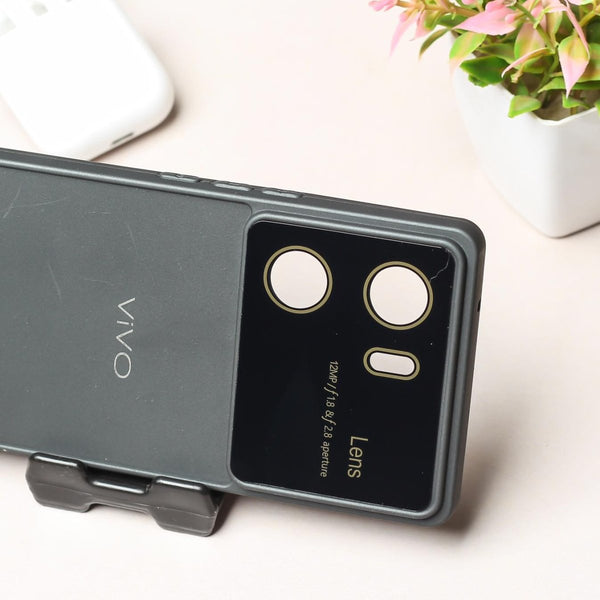 Spoov Luxury Grey Silicone Case for Vivo V29E - The Hatke