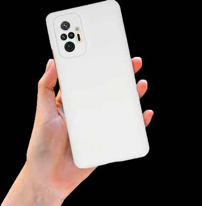 White Candy Silicone Case for Redmi Note 10 Pro Max