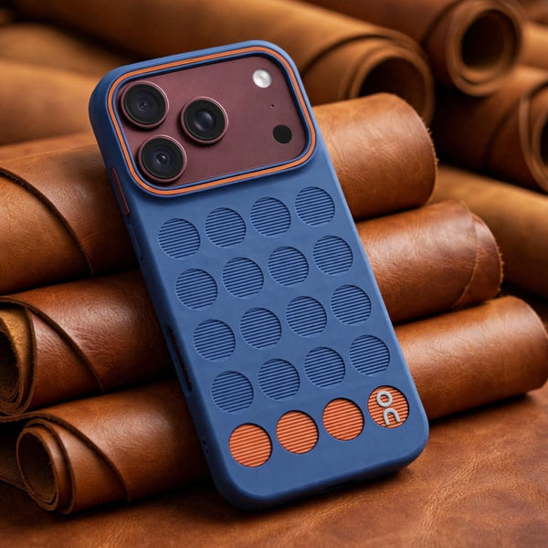 Stack Dark Blue Silicone Case for Apple iphone 18 Pro - The Hatke
