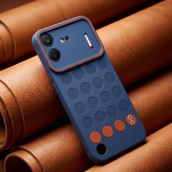 Stack Dark Blue Silicone Case for Nothing Phone 4b - The Hatke