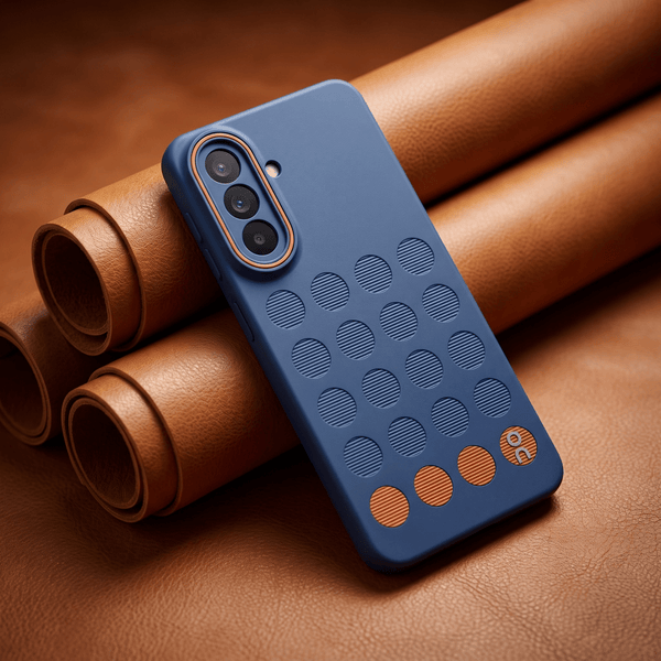 Stack Dark Blue Silicone Case for Samsung M47 - The Hatke