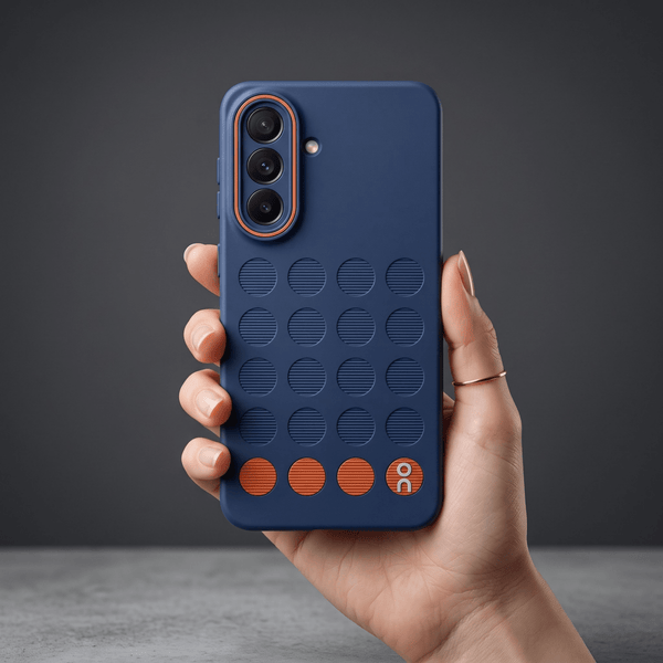 Stack Dark Blue Silicone Case for Samsung M47 - The Hatke