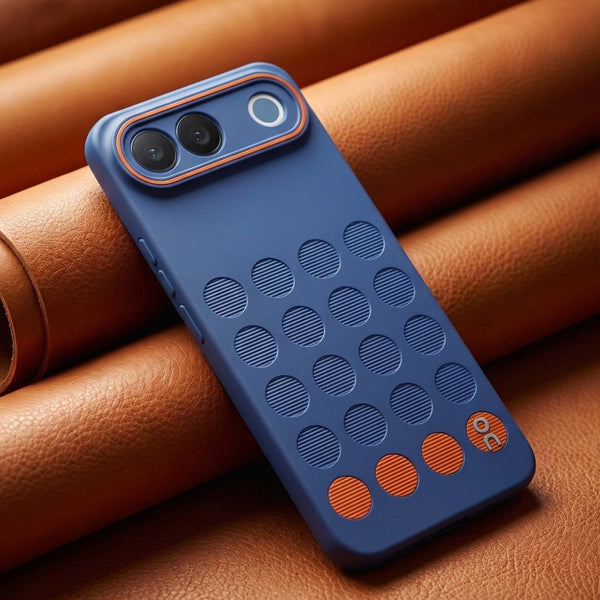 Stack Dark Blue Silicone Case for Vivo S2 - The Hatke